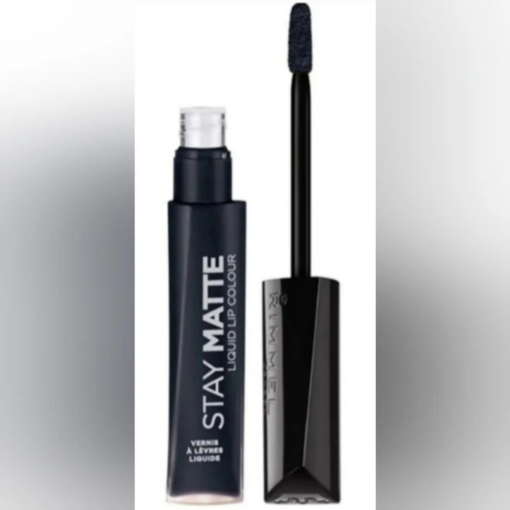 Pitch Black/Firestarter Stay Matte Liquid Lip Colour 2 Pack